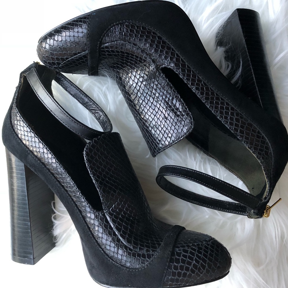 Alexander Wang Black Suede/Leather Pumps